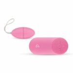 EasyToys Model Vibrating Egg Pink – Zdalny system wibracyjny, 3 tryby i 7 wzorów, różowy