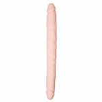 TOYJOY Flexible Duo – Podwójny model silikonowy, anatomiczny, 44 cm, czarny