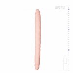 TOYJOY Flexible Duo – Podwójny model silikonowy, anatomiczny, 44 cm, czarny