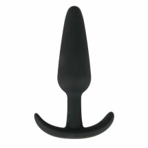 EasyToys Anatomiczny korek silikonowy M – Elastyczny, czarny, średni rozmiar