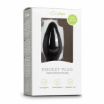 EasyToys Plug Silikonowy Czarny S komfortowy model anatomiczny dla początkujących