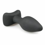 EasyToys Plug Silikonowy Czarny S komfortowy model anatomiczny dla początkujących