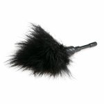 EasyToys Small Tickler Czarny – kompaktowe piorko do stymulacji, poręczny model