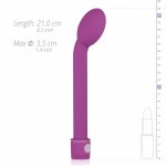 EasyToys Wibrator punktowy G-model, wodoodporny, fioletowy, ergonomiczny