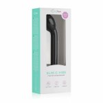 EasyToys Wibrujący Model G-Spot czarny, wodoszczelny, smukła anatomiczna konstrukcja