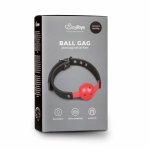 EasyToys Model Red – regulowany pasek z kulą PVC, intensywny czerwony kolor
