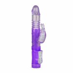 EasyToys Rabbit Vibrator Fioletowy – 12 trybów rotacji i wibracji, wodoodporny