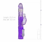 EasyToys Rabbit Vibrator Fioletowy – 12 trybów rotacji i wibracji, wodoodporny