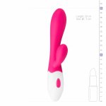 Aurora Vibe model Rabbit – silikonowa maszyna intymna, dwusilnikowa, fioletowa, 10 trybów, splash proof