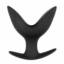EasyToys Anchor Plug Small – kompaktowy anatomiczny korek silikonowy, czarny, ergonomiczny kształt