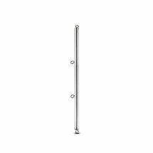 Sinner Gear Aluminiowy drążek rozporowy 45 cm, 4 pierścienie mocujące, lekka konstrukcja, srebrny