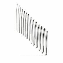 Sinner Gear Zestaw stalowych sond intymnych, 14 rozmiarów, stal nierdzewna, ergonomiczne