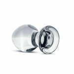 Glas No. 26 Szklana Anatomiczna Forma Intymna Medium z Gładką Powierzchnią