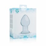 Glas No. 26 Szklana Anatomiczna Forma Intymna Medium z Gładką Powierzchnią