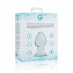 Glas No. 26 Szklana Anatomiczna Forma Intymna Medium z Gładką Powierzchnią