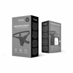 EasyToys Silicone Strap-On Bended Zestaw z Regulowaną Uprzężą i Anatomicznym Modelem, Czarny