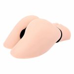 Hera Big Hip Anatomiczny Model Intymny XXL Real Touch, Beżowy, Teksturowane Tunele