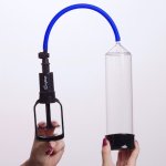 EasyToys Finger Grip – czarna pompa próżniowa z ergonomicznym uchwytem i podziałką