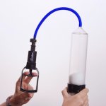 EasyToys Finger Grip – czarna pompa próżniowa z ergonomicznym uchwytem i podziałką