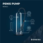Boners System Podciśnieniowy No. 2 – duży model z zaworem bezpieczeństwa, przezroczysty cylinder