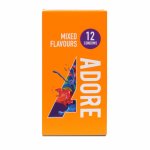 Pasante Adore Flavours prezerwatywy smakowe 12 sztuk, mix kolorów i smaków