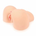 Kokos Olivia+ model dwukanałowy z realistyczną teksturą, beżowy, anatomiczny TPE