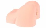 Kokos Olivia+ model dwukanałowy z realistyczną teksturą, beżowy, anatomiczny TPE
