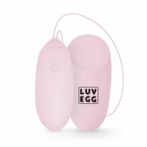 LUV EGG Model Pink wibrujące jajko z pilotem, 12 trybów, silikon medyczny, wodoodporne