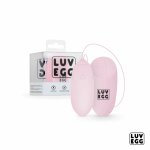 LUV EGG Model Pink wibrujące jajko z pilotem, 12 trybów, silikon medyczny, wodoodporne
