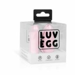 LUV EGG Model Pink wibrujące jajko z pilotem, 12 trybów, silikon medyczny, wodoodporne