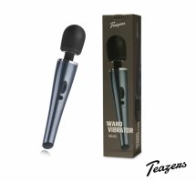 Teazers Black Lightning Wand masażer wielofunkcyjny, 10 trybów, czarny, ładowanie USB
