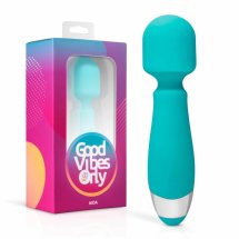Aida Wand Massager – kompaktowy masażer wodoodporny, 10 trybów, USB, fioletowy