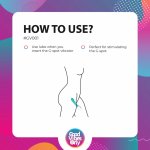EasyToys Tate Model G – ergonomiczny model z 10 trybami, wodoodporny, fioletowy