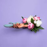 Bloom The Violet – fioletowy model z technologią gestów, 5 programów, akcesoria