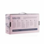 Nina Fox Mega – anatomiczna maszyna intymna, podwójny otwór, TPR, duży rozmiar
