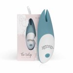 Bloom The Tulip – precyzyjny masażer z funkcją Swipe, silikonowy, różowy, 5 programów
