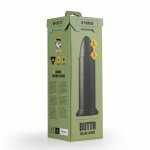 BUTTR 10 Pounder XXL – anatomiczny korek intymny, 25,5 cm, czarny, szeroka podstawa