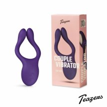 Teazers Wibrujący Pierścień dla Par, anatomiczny model, USB, czarny, EasyToys