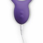 Teazers Wibrujący Pierścień dla Par, anatomiczny model, USB, czarny, EasyToys