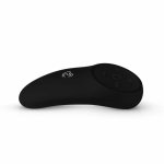 EasyToys XL Jajko Wibrujące z Pilotem Bezprzewodowym, czarny, 10 trybów, silikon