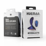 Hueman Intergalactic – Zdalnie sterowany silikonowy wibrator analny, 10 trybów, fioletowy