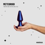 Hueman Meteoroid – Anatomiczna wtyczka analna z systemem obrotowym i pilotem, fioletowa
