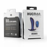Hueman Uranus – Wibrująca sonda anatomiczna z pilotem, 10 trybów, silikon medyczny