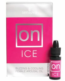 Sensuva ON Ice – Żel aktywujący dla kobiet, chłodzący efekt, 5 ml, naturalne składniki