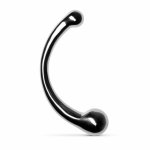 Sinner Gear The Curvey – Metalowy stimulator punktowy, dwustronny, anatomiczny, srebrny
