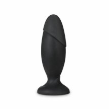 Blush Novelties Anal Adventures Platinum Rocket Plug XS, silikon Ultrasilk™, czarny