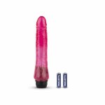 Jelly Passion Model Pink – Wibrujący masażer anatomiczny, elastyczny, 21 cm, różowy