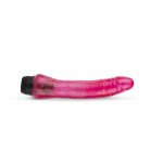Jelly Passion Model Pink – Wibrujący masażer anatomiczny, elastyczny, 21 cm, różowy