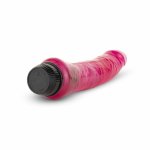 Jelly Passion Model Pink – Wibrujący masażer anatomiczny, elastyczny, 21 cm, różowy