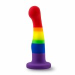 Blush Avant Freedom model silikonowy z przyssawką, tęczowy, platynowy silikon